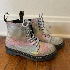 Rainbow Doctor Martens girls size 3